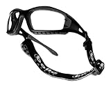 Bolle Tracker 2/II Safety Glasses - Clear Lens, Retaining Cord & Storage Pouch