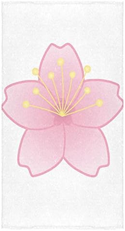 Beautiful Cherry Blossom Tree, Sakura Flower Pattern Sale Custom Bath Towels Large Soft and Comfortable Travel Beach Bathroom Shower Washcloth Wrap for Men/Women 80% Polyester 20% Cotton, (30" x 56")