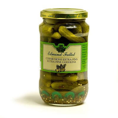 Edmond Fallot Cornichons Extra Fine Gherkins 12 oz by Edmond Fallot