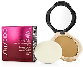 Shiseido Sheer & Perfect Compact Spf 15 - # I60 Natural Deep Ivory By Shiseido for Women - 0.35 Oz Foundation, 0.35 Oz