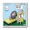 Tire In Therapy - 8x8 Iron On Heat Transfer For White Material