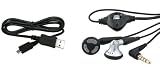 OEM Original USB 2.0 Data Sync Connect Transfer Charging Cable Cord Wire+3.5mm Stereo Headset Headphone Earbud Earphone For Tmobile Nokia Lumia 710 ATT Nokia Lumia 900 ATT Nokia Mural 6750 Nokia N900 Tmobile Nokia N97 Mini
