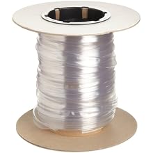 Insultab 3003750C1A5 HS-105 3/8", 50' Clear Polyvinylchloride Heat Shrink Tubing