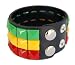 New Triple Studded Punk Rock Wristband (6 Colors)