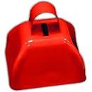 3" Metal Cowbell (1 dozen) - Red