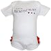 BabyGlam Little Democrat Bodysuit - White/ Red/ Silver/ Blue