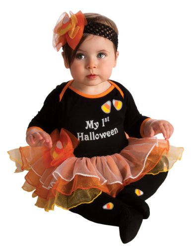 Rubie's Costume My First Halloween Tutu And Onesie, Black, Newborn