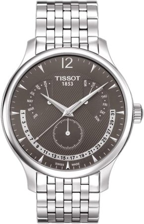 Tissot T-Classic Tradition Anthracite Dial Mens Watch T0636371106700 Tissot T-Classic Tradition Anthracite Dial Mens Watch T0636371106700