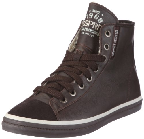 ESPRIT Matilda Lu Bootie W13005, Damen Sneaker, Braun (dark mocca 225), EU 38