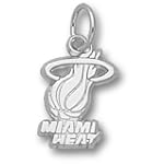 Logoart Miami Heat 3/8 Sterling Silver Charm
