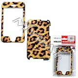 Leopard Animal Skin Design Snap-On Cover Hard Case Cell Phone Protector for Apple iPod Touch iTouch II 2nd Generation