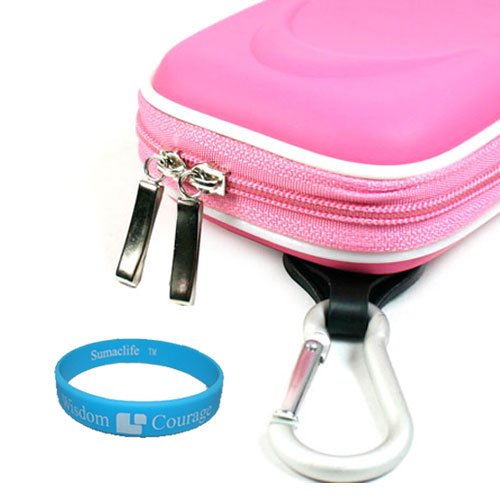 valentine Camera Magenta SumacLife Courage WristbandB0033PZRUW