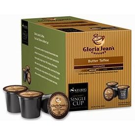 Gloria Jean's Coffees Butter Toffee K-Cups by Keurig