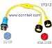 Conntek 3FT 50A 250V Marine Shore Power Y Cable Adapter to 2*30A 125V LED Power Indic...