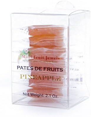 Hawaii Pates de Fruits (Fruit Jelly Candy) 2.1 Oz. (Pineapple)