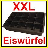 15-fach JUMBO Silikon Eiswürfelform für XXL Eiswürfel - Die Riesen Erfrischung