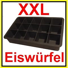 15-fach JUMBO Silikon Eisw�rfelform f�r XXL Eisw�rfel - Die Riesen Erfrischung