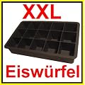 15-fach JUMBO Silikon Eisw�rfelform f�r XXL Eisw�rfel - Die Riesen Erfrischung