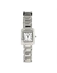 Classic Style Silver Tone Roman Numeral Fashion Watch