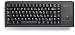 Cherry Mini keyboard, Black, PS/2 with built in Trackball