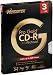 Memorex 80 min./700MB 52x Pro Gold Archival CDR (3-Pack)