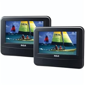RCA DRC69705 7-Inch Dual Screen Portable DVD Player