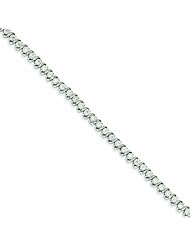 Genuine 14K White Gold White Gold Diamond Bracelet 10 Grams Of Gold 100% Satisfaction Guaranteed.