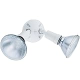 Lithonia Lighting OFTH 300PR 120 WH M12 Twin Par Holder Standard Outdoor General Purpose Flood Light, White