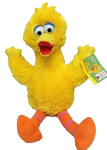 Sesame Street Big Bird - Peluche (33 cm), diseño de Paco Pico Barrio Sésamo