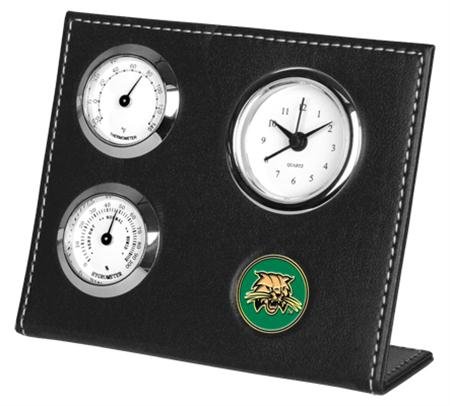 Ohio University Bobcats Ou Ncaa Weather Station Desk Clock Picture