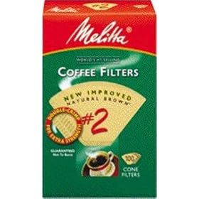 Click here to buy Melitta #622752 100CT#2 Brown Cone Filter by MELITTA.