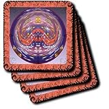 Review 3dRose LLC  / Anger - Set Of 8 Ceramic Tile Coasters