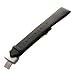 Stryker Watch Leather Strap, Brushed S/S Hardware, Black
