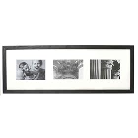 Regal Black Photo Collage Wall Frame BLACK 8" X 24" Collage Frame