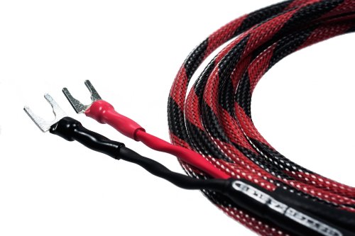 Better Cables Premium III Speaker Cables with Spade Connectors (PAIR-2 cables) - 5 meter (16.40 feet)