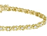 Diamond Tennis Bracelet 1.0 Carat (ctw) in Yellow Gold