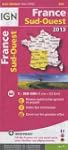 803 FRANCE SUD-OUEST 2013  1/350.000