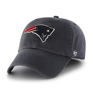 NFL New England Patriots Franchise Fitted Hat, Navy, Medium