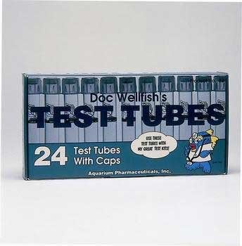 API Test Tubes with Caps for Aquariums 24Pk