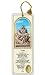 Religious Tassel Bookmark - Pieta - Laminated with Gold Foil Embossed Medal Design - Appropriate Prayer Included