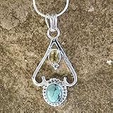 NOVICA Citrine necklace, 'Sky Dance'