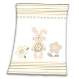 Herding 149585014 Microfaserflausch-Decke Luis 75 x 100 cm