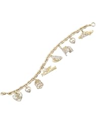 I Love My Policeman Charm Bracelet: Police Jewelry Gift by The Bradford Exchange
