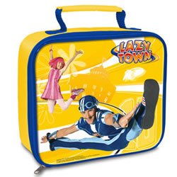 Yellow Lazytown Rectangular Lunch Bag