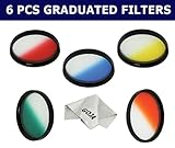 6 PCS KIT, Includes: 58MM Light Controlling Blending Gradual Color Red Blue ....