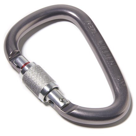 Petzl William Locking Carabiner Screw-Lock/Polished, One Size
