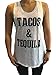 Popular Basic Women's Workout Tacos&Tequila Logo Tank Top