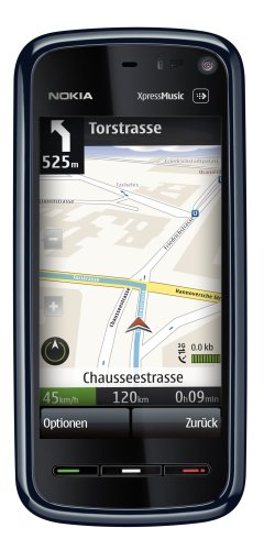 Nokia 5800 XpressMusic Smartphone (GPS, WLAN, HSDPA, UMTS, EDGE, MP3, 3,2 MP, Ovi Karten) blue