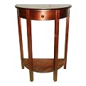 Half Circle Console Table - Chestnut