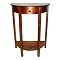 Half Circle Console Table - Chestnut